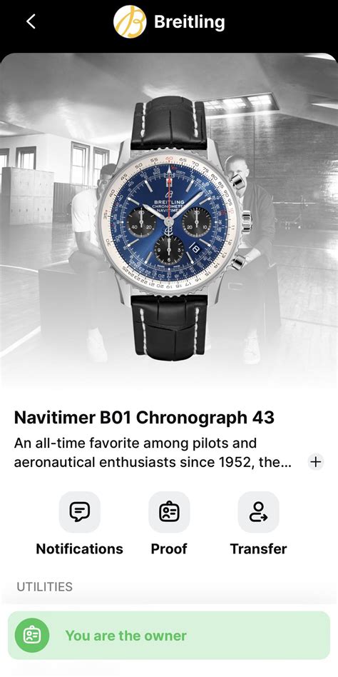 breitling certificaat aanvragen|Breitling nft warranty.